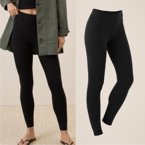 Pact Pants Jumpsuits Pact Organic Cotton On The Go Leggings Black